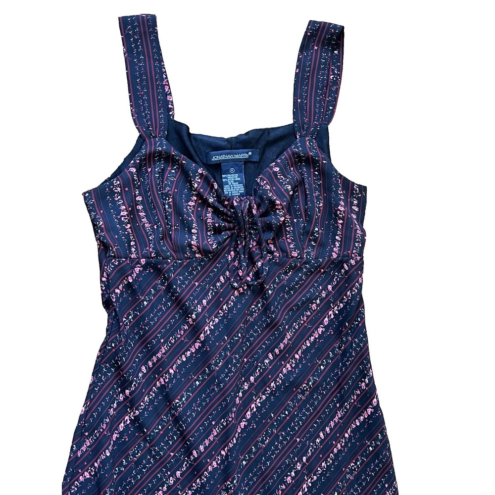Vintage Y2K‎ Jonathan Martin Dress Juniors Size 9 Floral Fairy Grunge Milkmaid - Picture 2 of 8